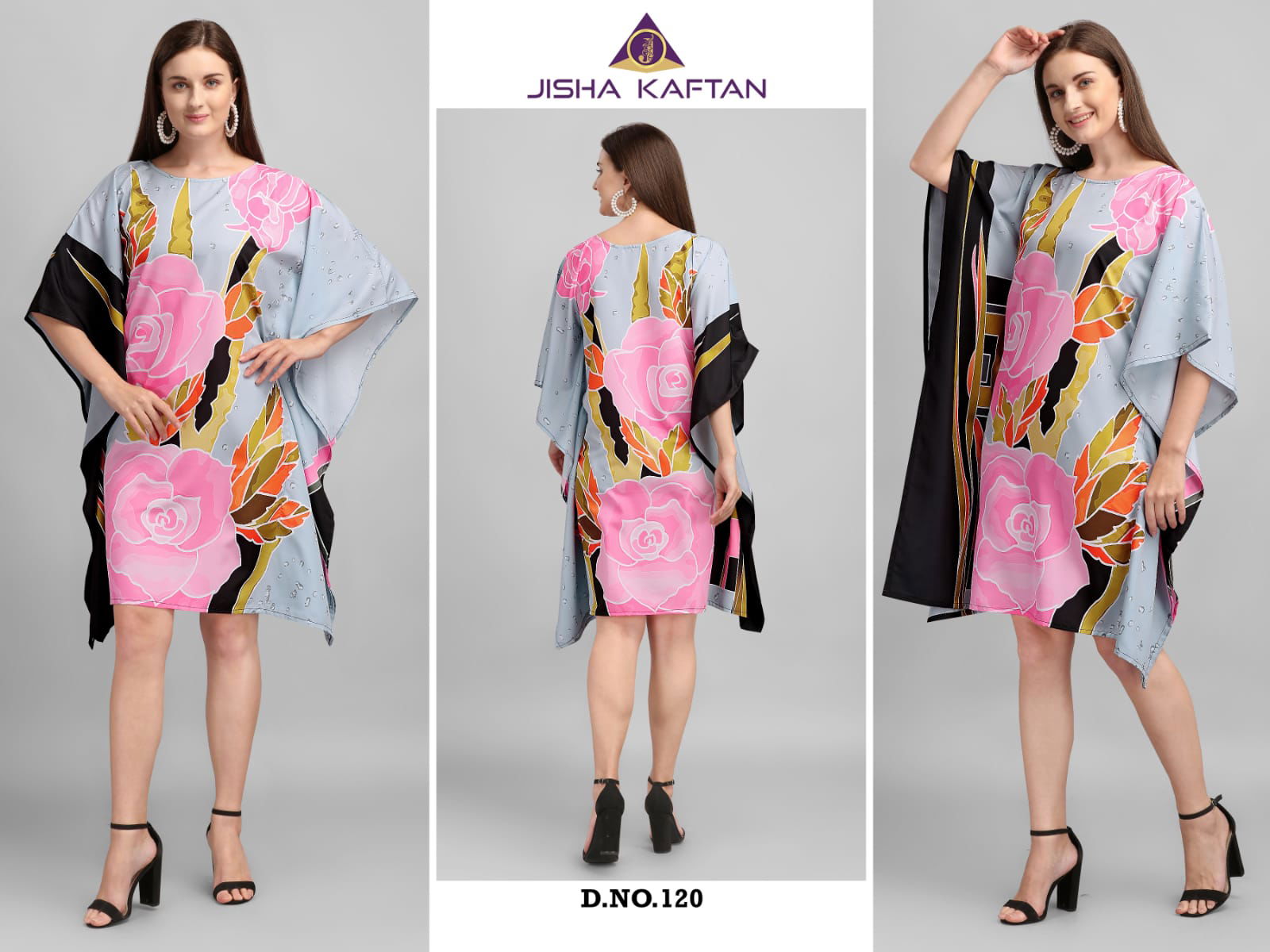 Kaftan Kurti Vol 3 By Jelite Polyester Crepe Digital Printed Kaftan Suppliers In India
